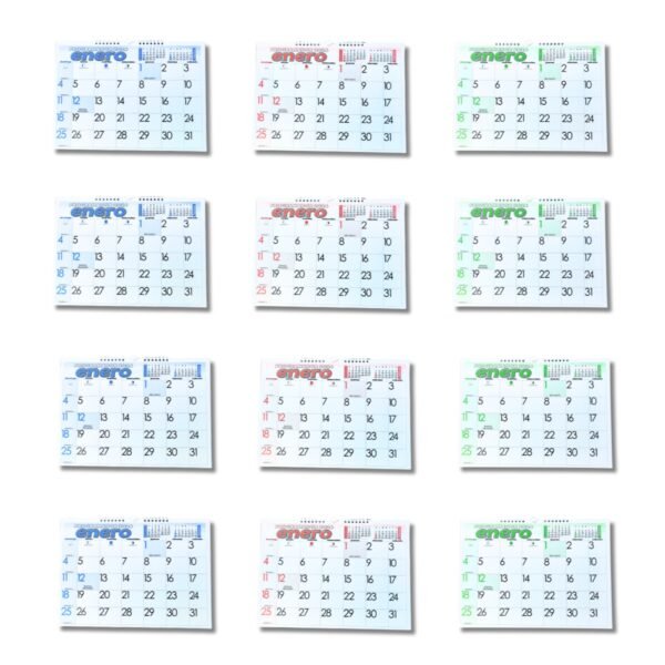 Programador Horizontal Mediano de Pared 25 x 35 cm 2026