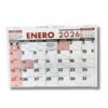 Anillo H R Programador Calendario Pared horizontal ¼ 35 X 50 Cm 2026