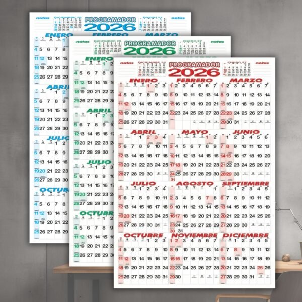 Programador Afiche Pared Pliego 100x70 X3 2026