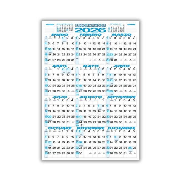 Programador Afiche Pared Pliego 100x70 X3 2026
