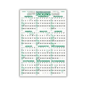 Programador Afiche Pared Pliego 100x70 X3 2026