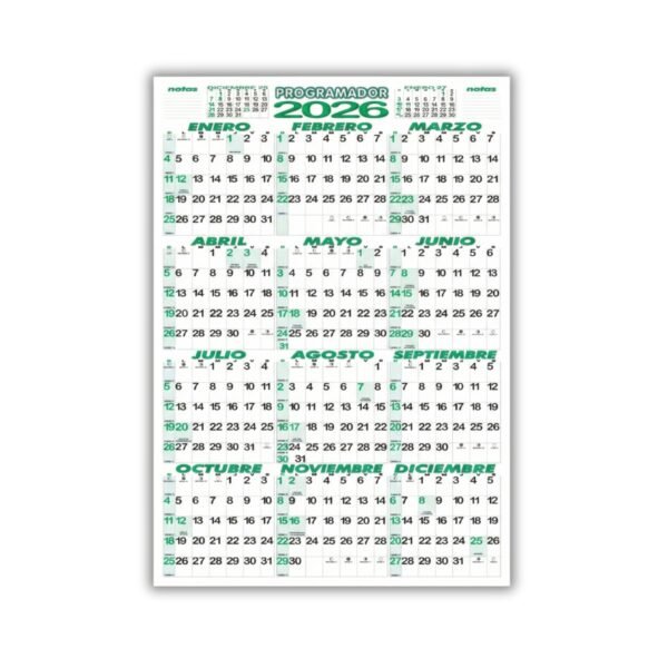 Programador Afiche Pared Pliego 100x70 X3 2026